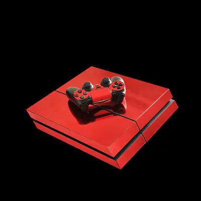 Red Glossy Vinyl Skin for PS4 Console